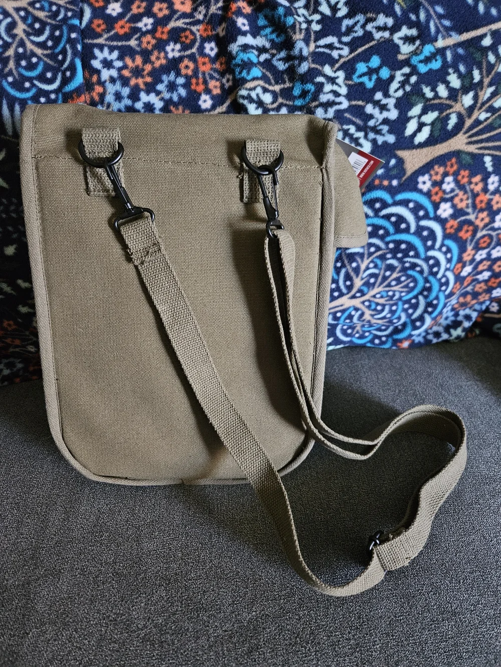 NWT Rothco Canvas Map Case Shoulder Bag - HRC Pride Embroidery